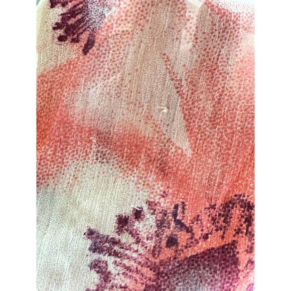 Vici Floral Ruffle Boho-Chic Blouse Size Large - Picture 10 of 10